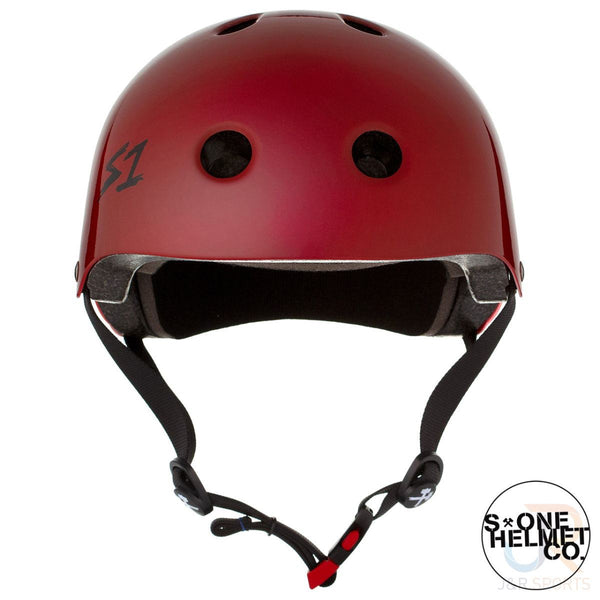S1 MINI Lifer Helmets - Blood Red Gloss