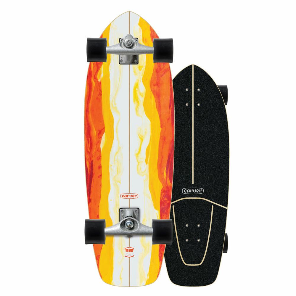 Carver Firefly - CX Surfskate Cruiser Skateboard - 9.875" x 30.25" - Skatewarehouse.co.uk