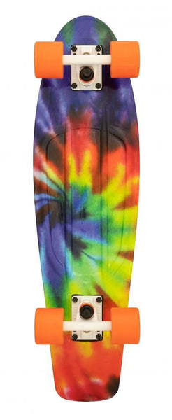 D Street Cruiser Tie-Dye Complete Cruiser Skateboard - 6.9" x 27.0" - Skatewarehouse.co.uk