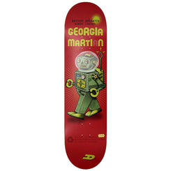 Toy Machine Georgia Martin Robot Skateboard Deck - 8.25" - Skatewarehouse.co.uk
