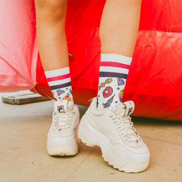 American Socks Cupcake - Mid High Socks