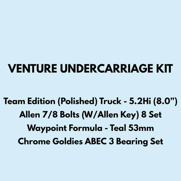 Venture Undercarriage Kit - 5.2Hi (8.0) Skateboard Trucks - 5.2 (5.25
