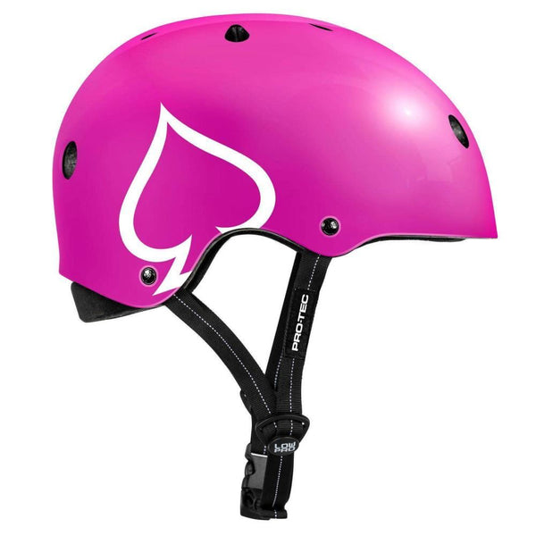 Pro-Tec Helmet Low Pro - Pink Gloss - Skatewarehouse.co.uk