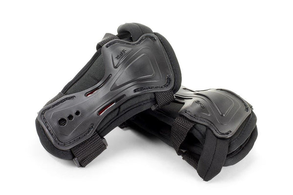 SFR Skateboard Skate Scooter BMX Double Splint Wrist Guards - Black - Skatewarehouse.co.uk