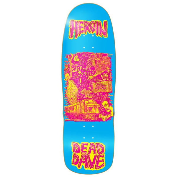 Heroin Dead Dave Allegory of Fear Skateboard Deck - 10.1