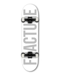 Fracture Fade White Complete Skateboard - 8.0"