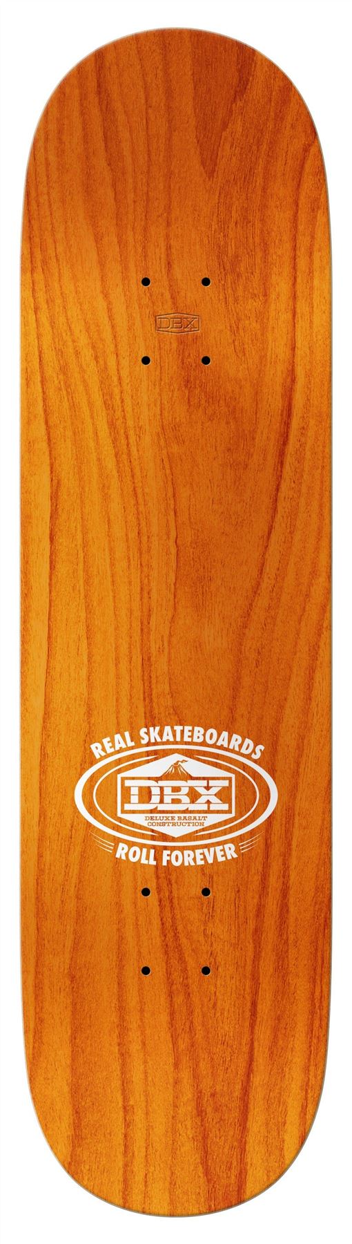 Real Dbx Team - Oval - 8.38 Full (Yellow) Skateboard Deck - 8.375