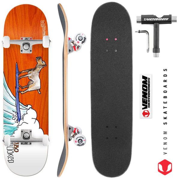 Krooked Pro Deck Sebo Surfin Custom Complete Skateboard - 8.12