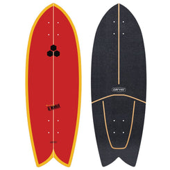 Carver Skateboards 29.25" Channel Islands Fish Surfskate Deck