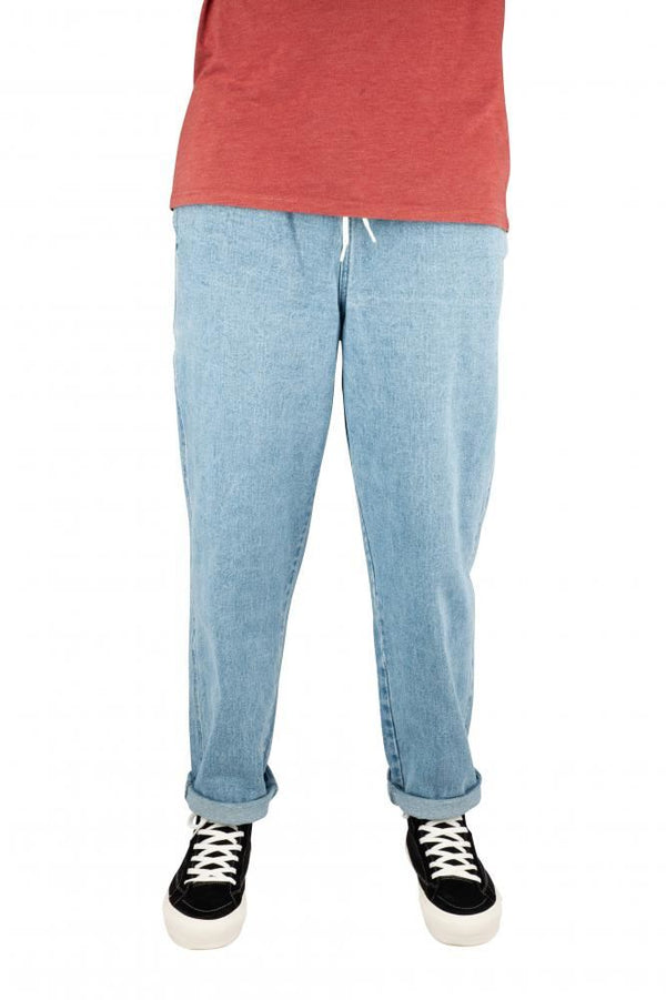 Santa Cruz Pant Local Pant - Light Blue Denim - Skatewarehouse.co.uk