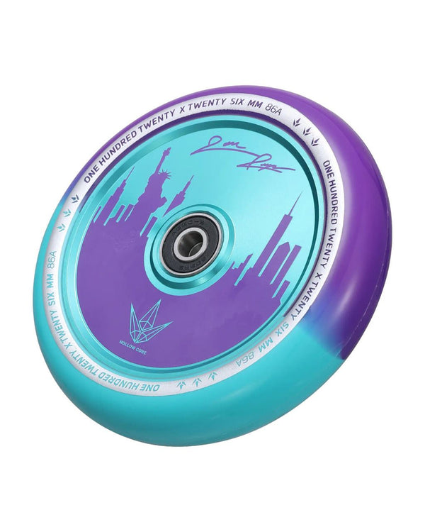 Blunt HOLLOWCORE 120MM - Jon Reyes - Purple / Teal Scooter Wheels