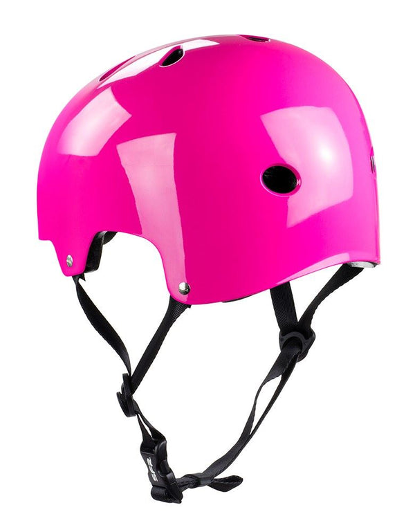 SFR Essentials Helmet - Gloss Fluo Pink - Skatewarehouse.co.uk