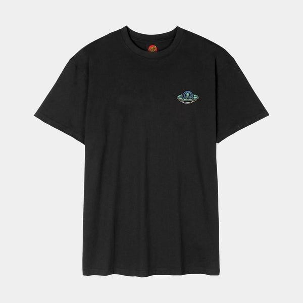 Santa Cruz T-Shirt Winkowski UFO Dot T-Shirt - Black - Skatewarehouse.co.uk