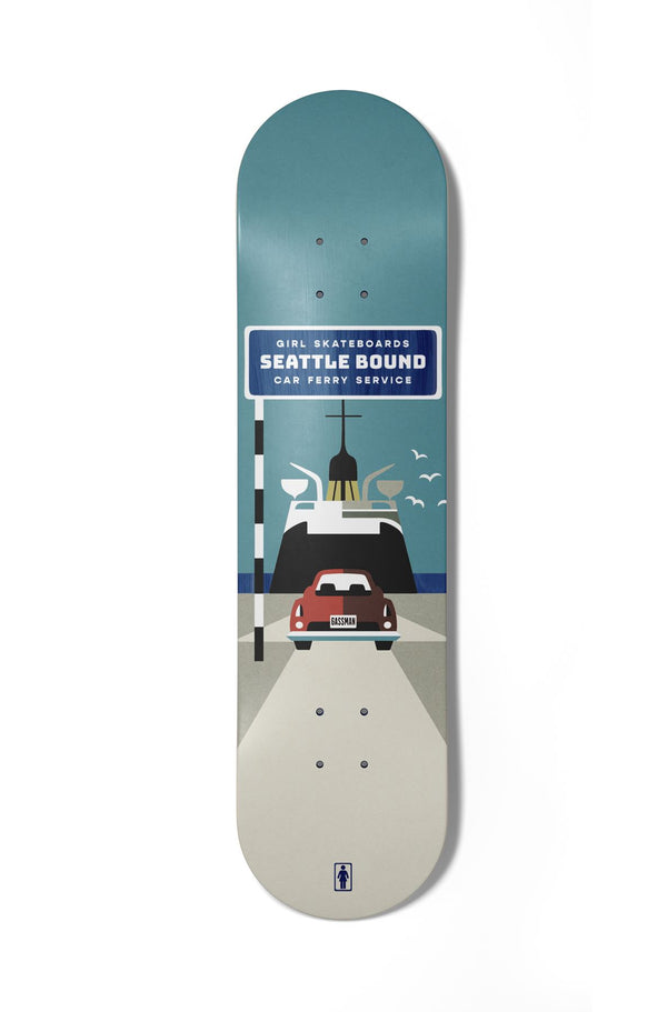 Girl Skateboard Seattle Griffin Gass Skateboard Deck - 8.5
