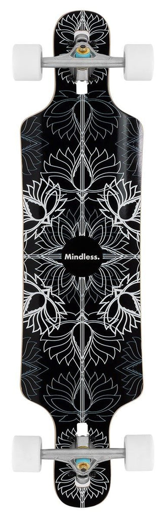 Mindless Solace DT 36" x 9" Black Complete Longboard - 36.0"