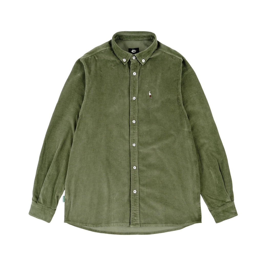 Magenta PWS Shirt Cord Olive - Skatewarehouse.co.uk