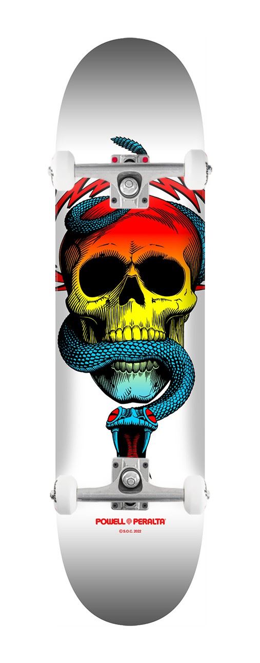 Powell Peralta McGill • Yellow Fade / White x Venom Custom Complete Skateboard - 8.5
