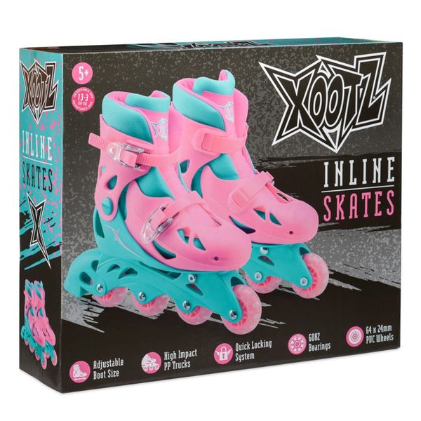 Xootz Inline Skates - 9-12 (27-31) - Pink