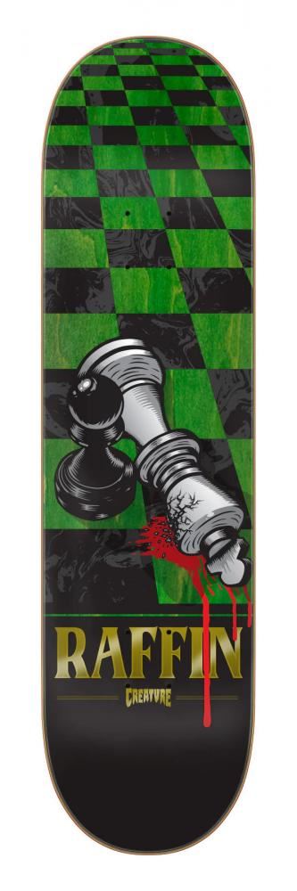 Creature Raffin Checkmate x Venom Custom Complete Skateboard - 8.25