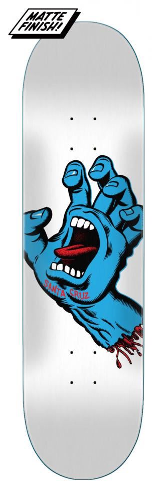 Santa Cruz Screaming Hand White x Venom Skateboards Custom Complete Skateboard - 8.25 - Skatewarehouse.co.uk