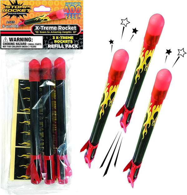Stomp Rocket X-Treme Rocket Refill - Single Pack Toy