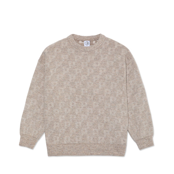 Polar Skate Co George Sweater | P Pattern (Sand) - 2