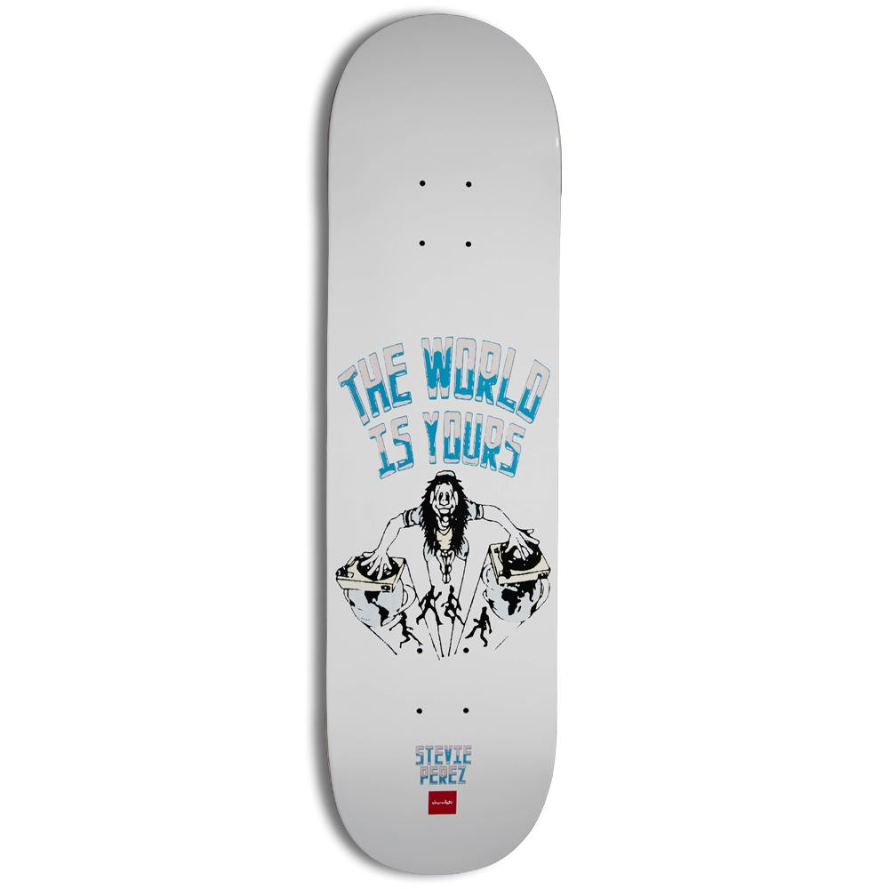 Chocolate World Is Yours Stevie Perez Skateboard Deck - 8.4"