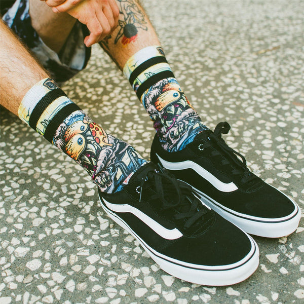 American Socks Bike Monster - Mid High Socks