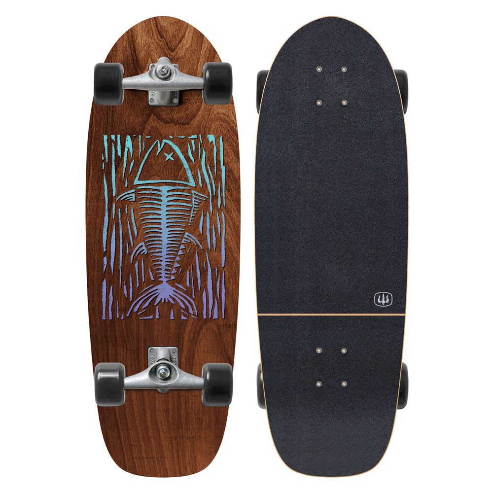 Carver Bluefin - CX Surfskate Cruiser Skateboard - 9.625" x 28.0" - Skatewarehouse.co.uk