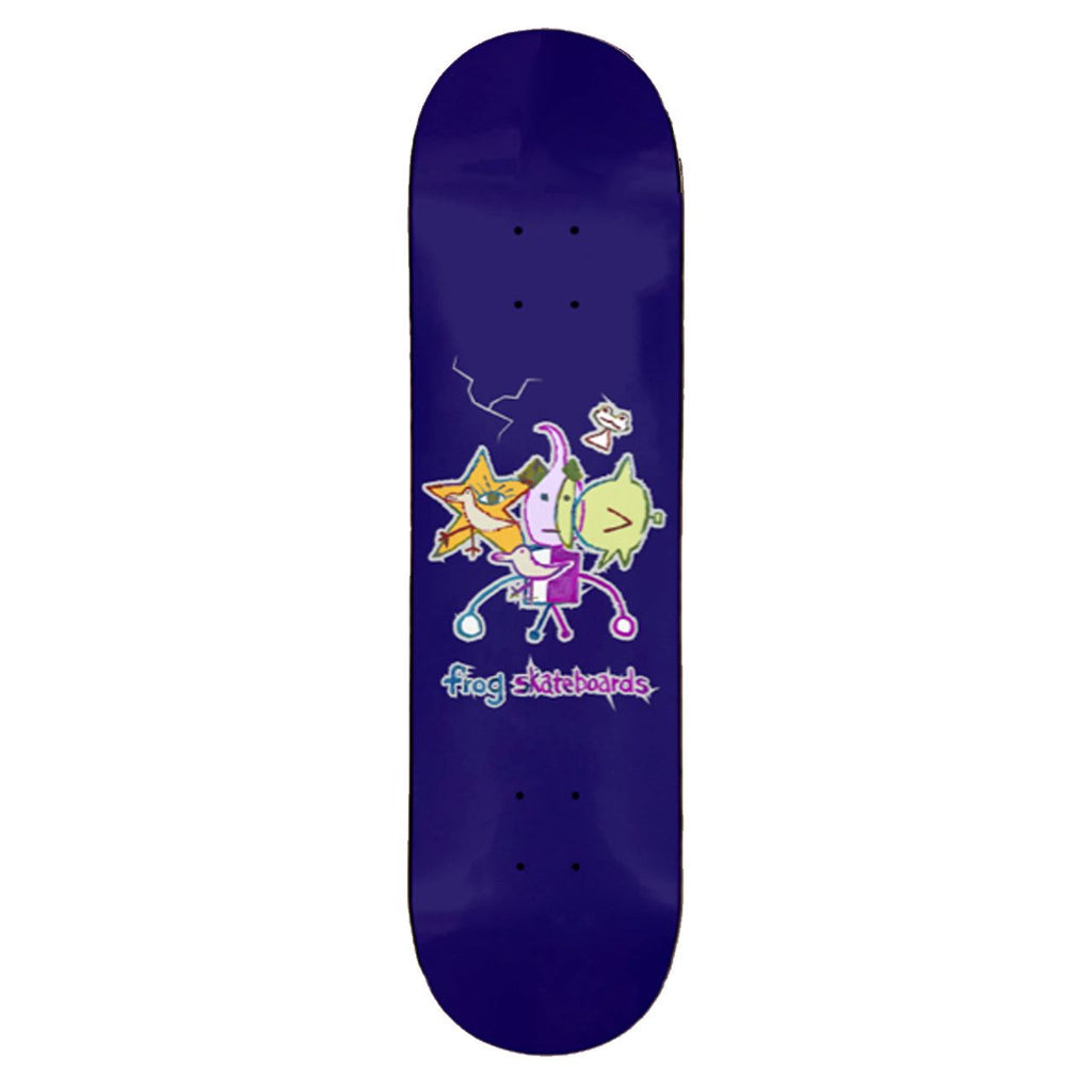 Frog Skateboards Cracked (Robot Boy) Skateboard Deck - 8.0"