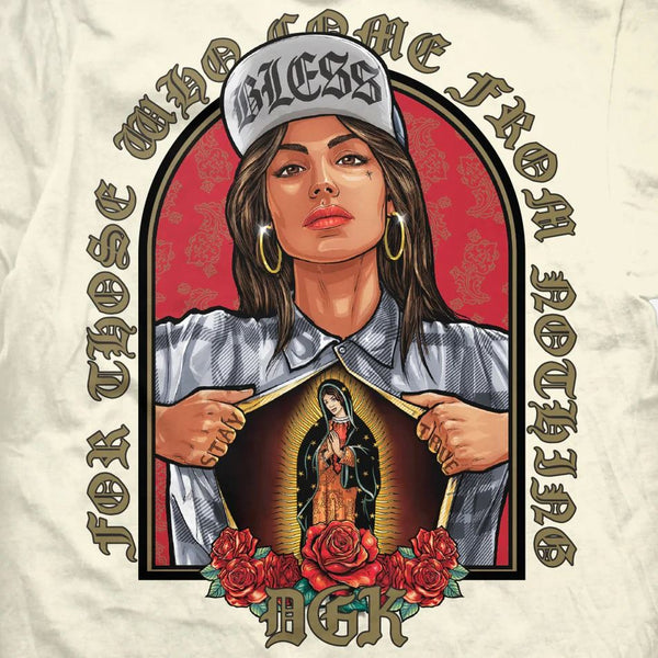 DGK Shine Tee Cream - Skatewarehouse.co.uk