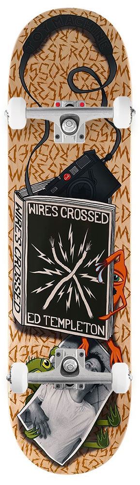 Toy Machine Ed Templeton 'Wires Crossed' x Venom Custom Complete Skateboard - 8.25