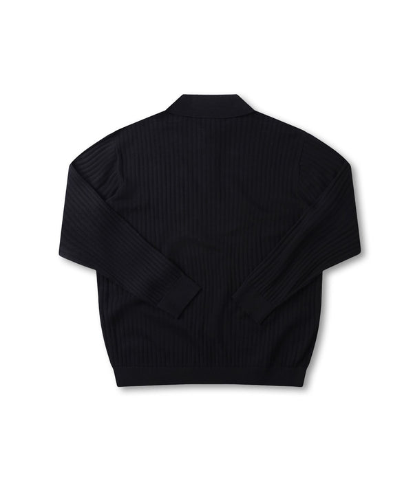 Former Franchise LS Knit Polo (Black) - M