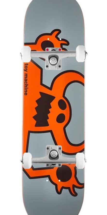 Toy Machine 'Original Monster' Grey / Orange x Venom Custom Complete Skateboard - 8.25