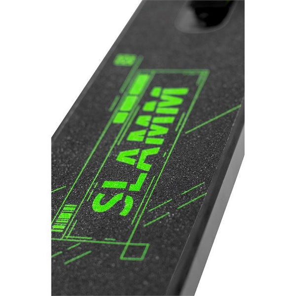 Slamm Classic Mini Stunt Scooter - One Size Green Bundle