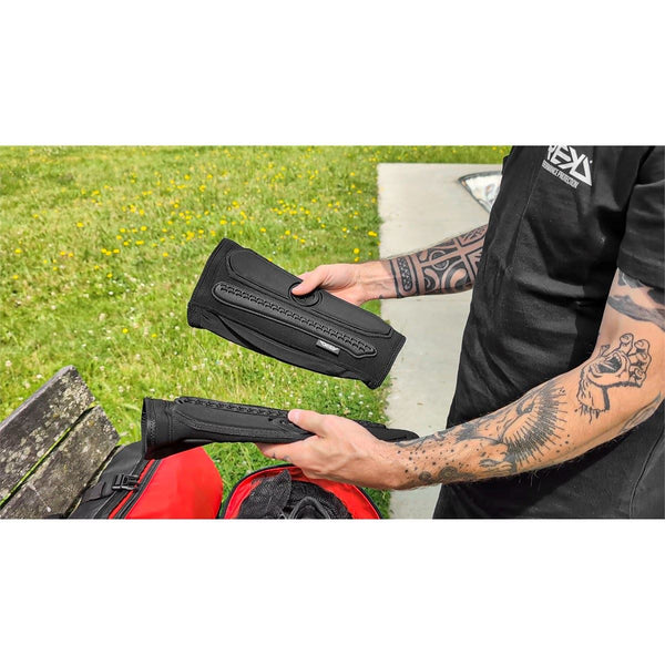 REKD Energy Covert Shin Impact Guards - Black - Skatewarehouse.co.uk