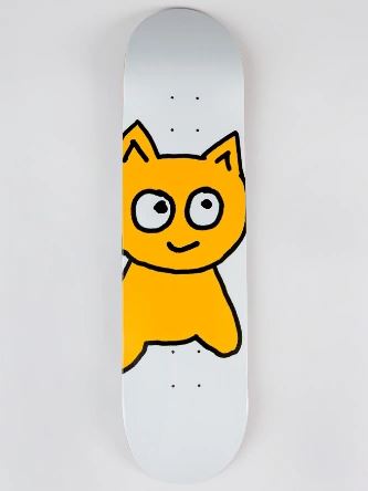 Meow DSM Big Cat Skateboard Deck Teal 7.5
