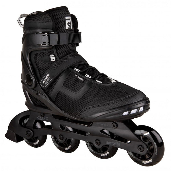 Skatelife Inline Skates Aztec - Black / Silver - Skatewarehouse.co.uk