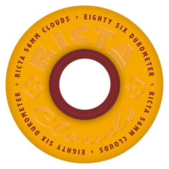 Ricta Skateboard Wheels Clouds 86a - Mustard
