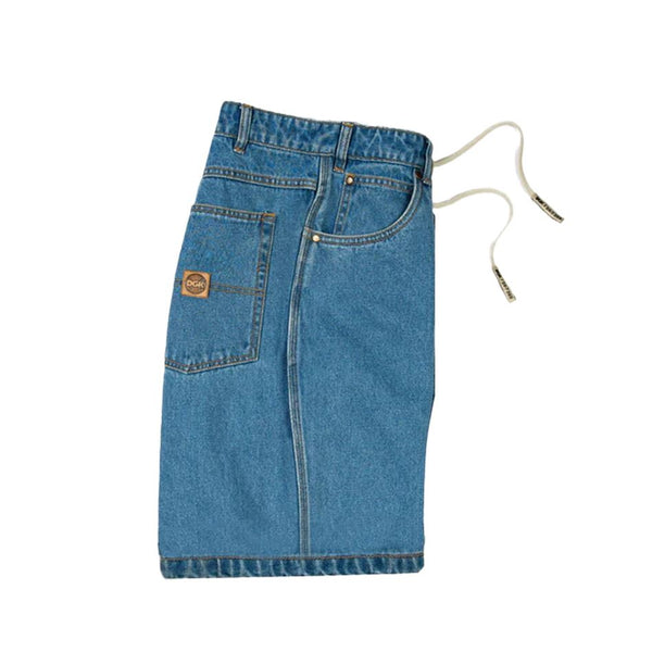 DGK Muni Denim Shorts Washed Indigo - Skatewarehouse.co.uk