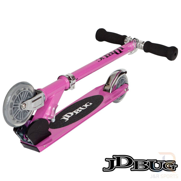 JD Bug Jr Street Scooter - Pastel Pink Bundle