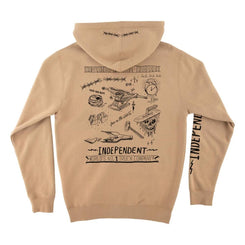 Independent Zip Hood Bratrud Notebook - Sandstone - Skatewarehouse.co.uk