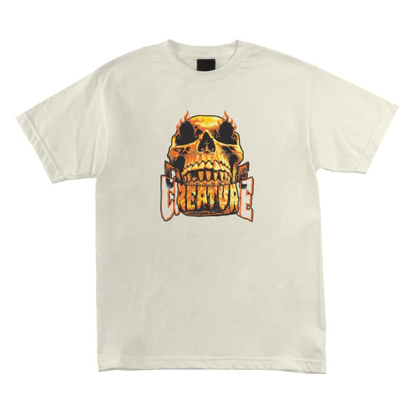 Creature T-Shirt Beyond - Cream - Skatewarehouse.co.uk