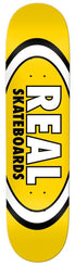 Real Team Classic Oval (Yellow) Skateboard Deck - 8.06"