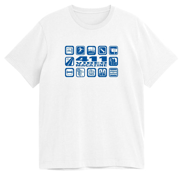 411 Icons S / S Tee White - XXL