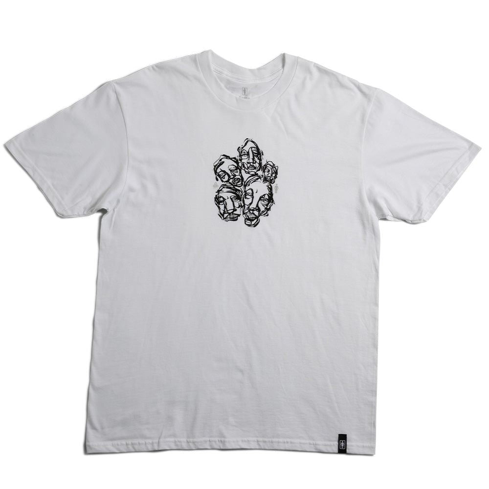 Girl Faces Tee White