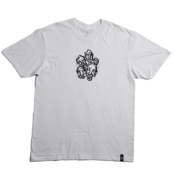 Girl Faces Tee White