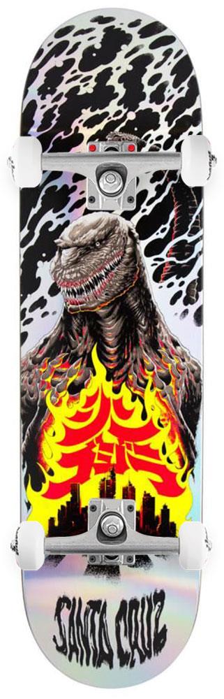 Santa Cruz Godzilla Shin Knox Firepit x Venom Custom Complete Skateboard - 8.5