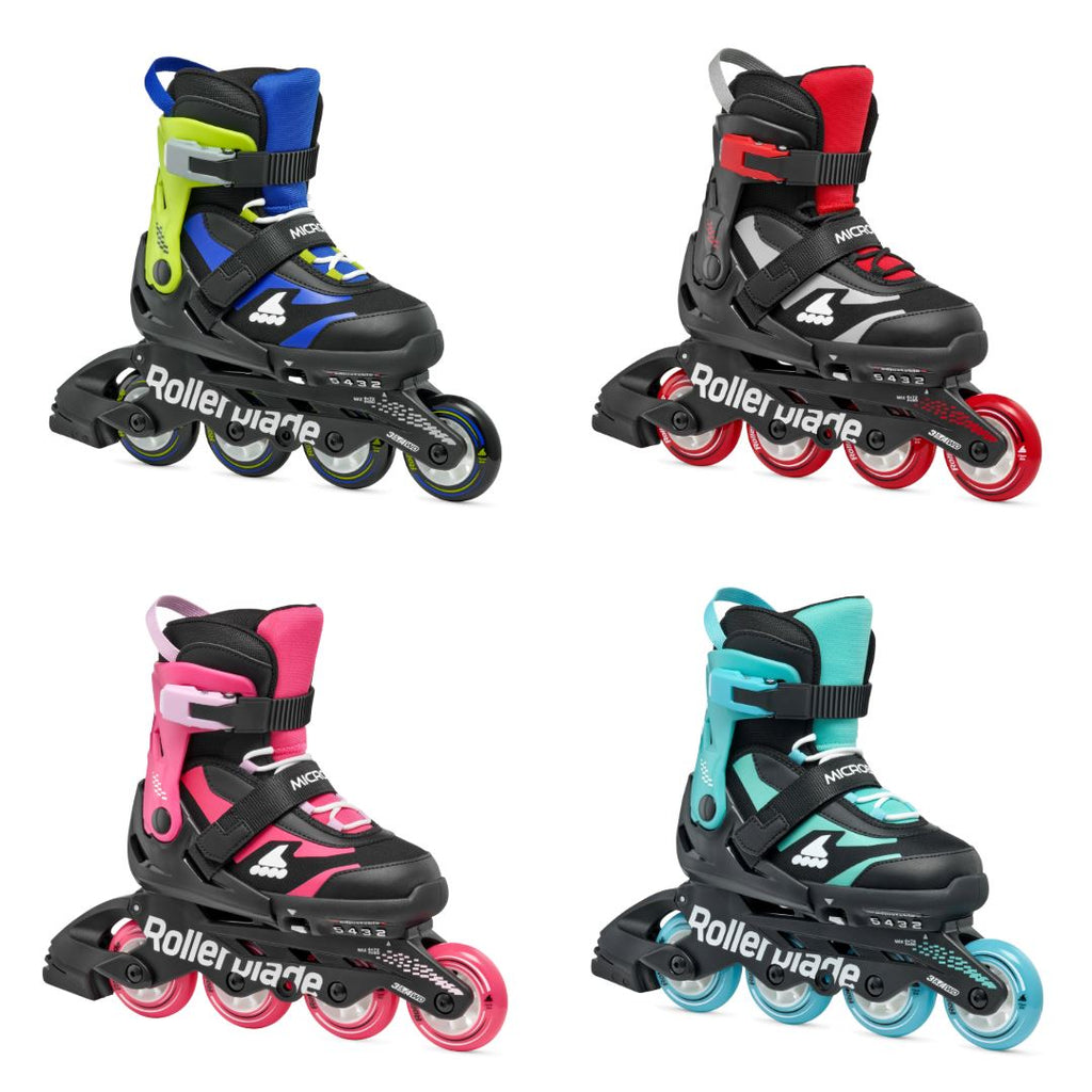 Rollerblade Microblade Inline Skates - Blk / Pnk