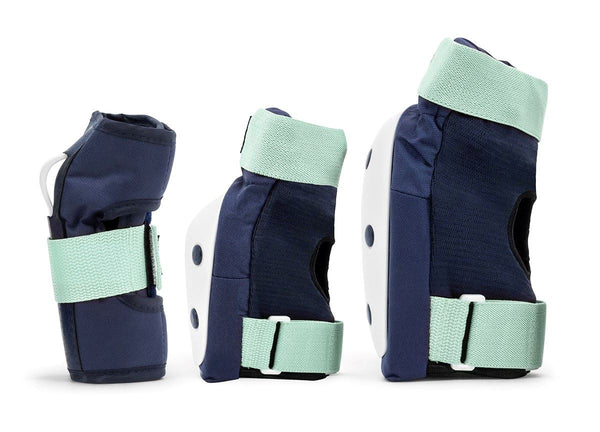 REKD Heavy Duty Triple Pad Set - Blue / Mint - Skatewarehouse.co.uk